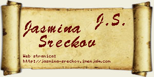 Jasmina Srećkov vizit kartica